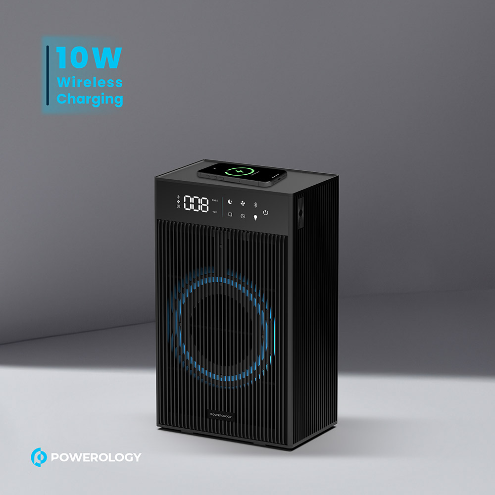 Powerology - Lifestyle Smart Air Purifier - Black
