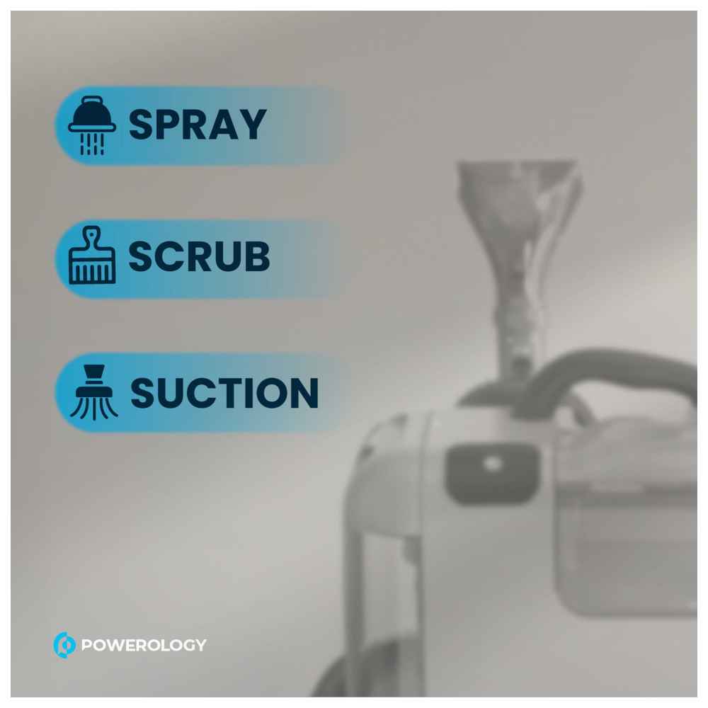 Powerology - Powerful Spot Cleaner - Grey - 1800 ml - 1200 W