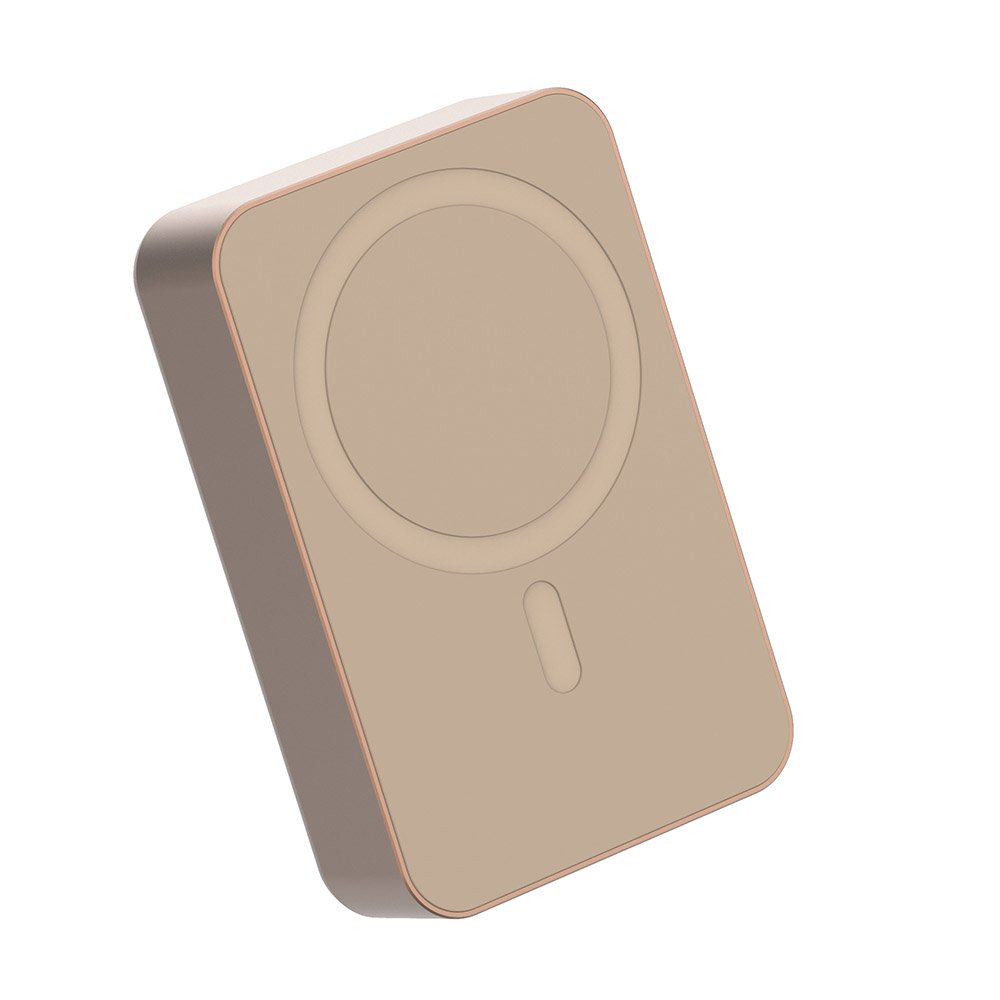 Powerology - Magsafe Aluminum Power Bank - Desert Titanium - 20000 mAh