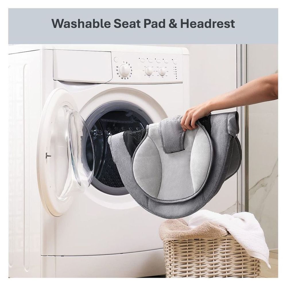 Little Learners - Soothing Baby Swing Chair with Music & Timer - Grey