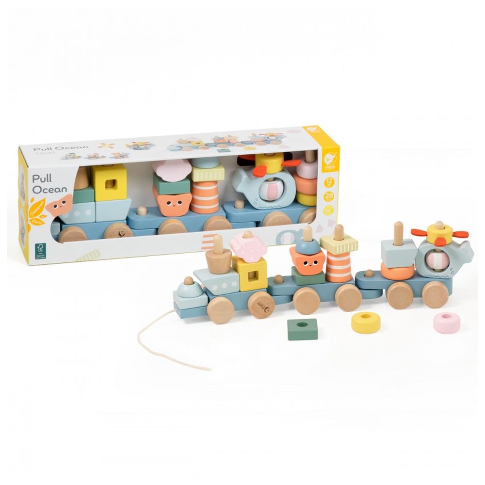 Classic World - Ocean Pull Toy Set - 28 Pc Set