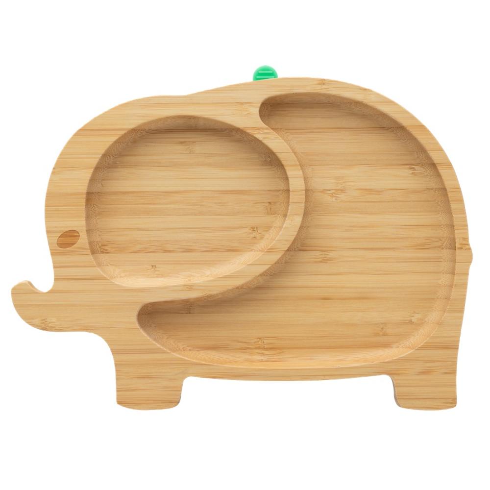 Eco Rascals - Elephant Plate - Green