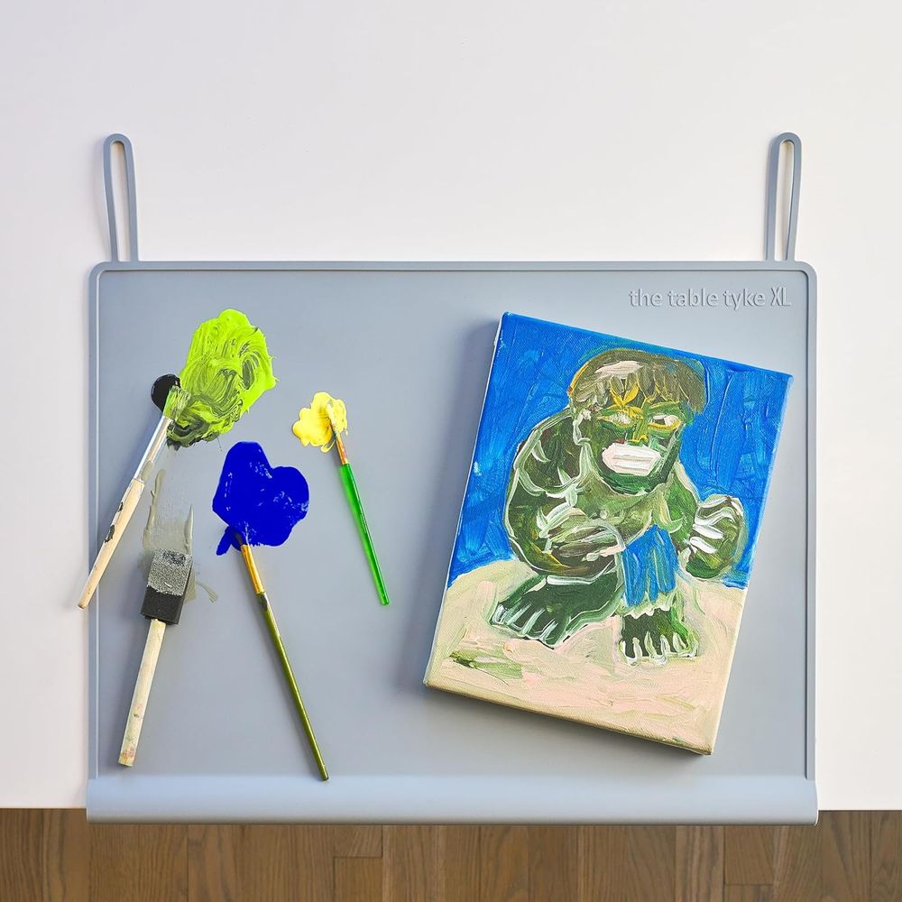 The Table Tyke - Silicone Placemat - Slate Grey - XL