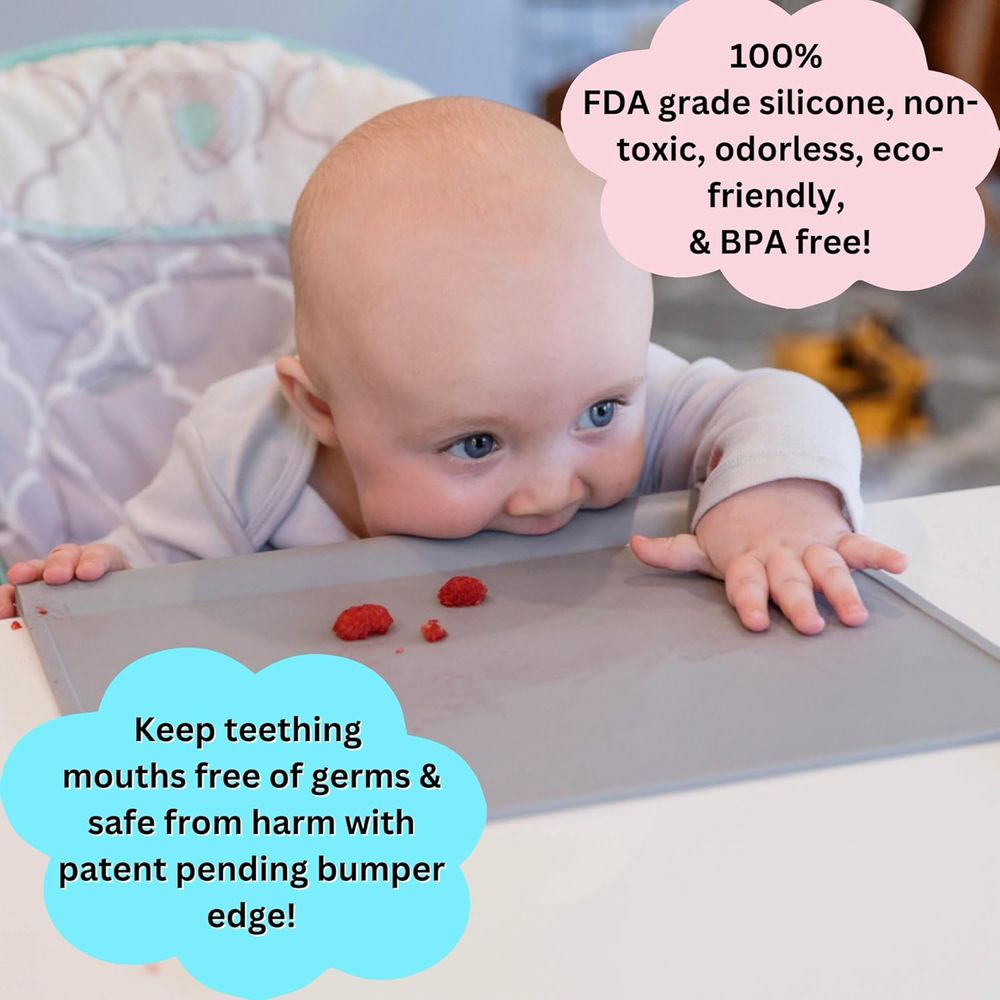 The Table Tyke - Silicone Placemat - Sage Green