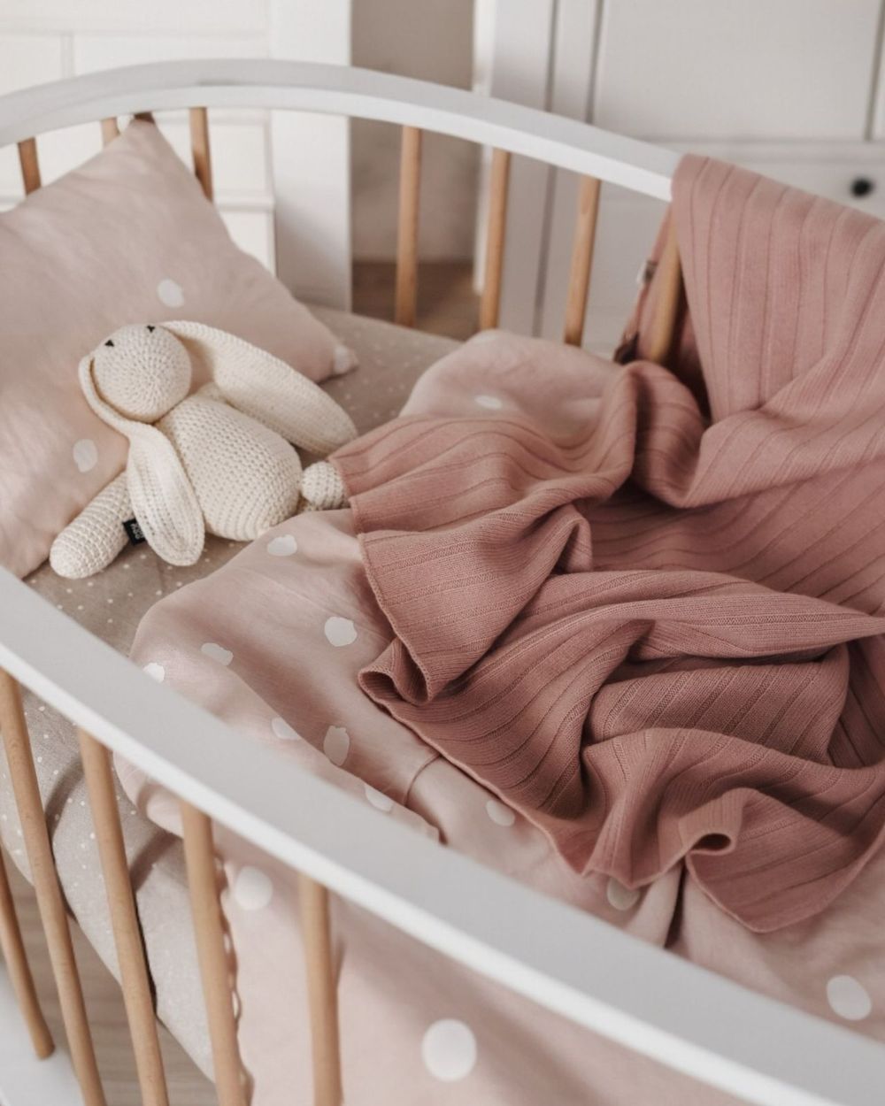 Ooh Noo - Cashmere Baby Blanket - Blush