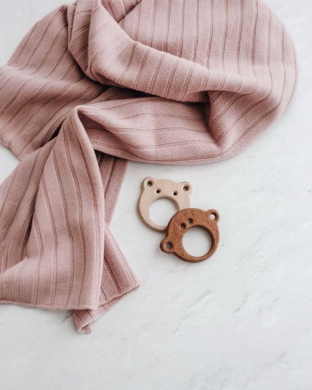 Ooh Noo - Cashmere Baby Blanket - Blush