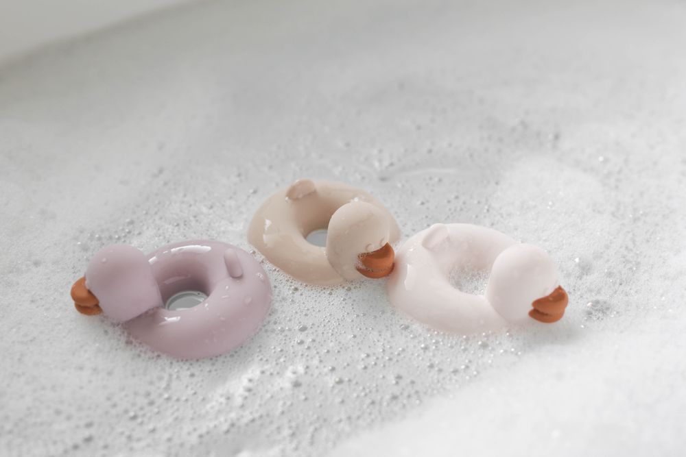 Ooh Noo - Duckie Bath Toy - Beige