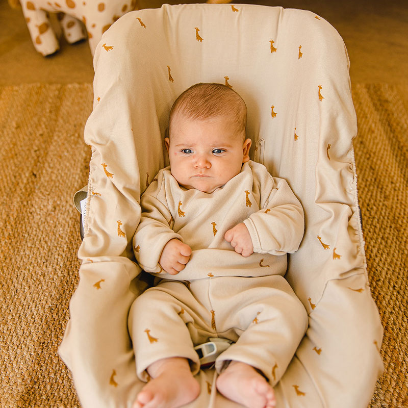 Gloop - Organic Cotton Car Seat Cover Only - Safari