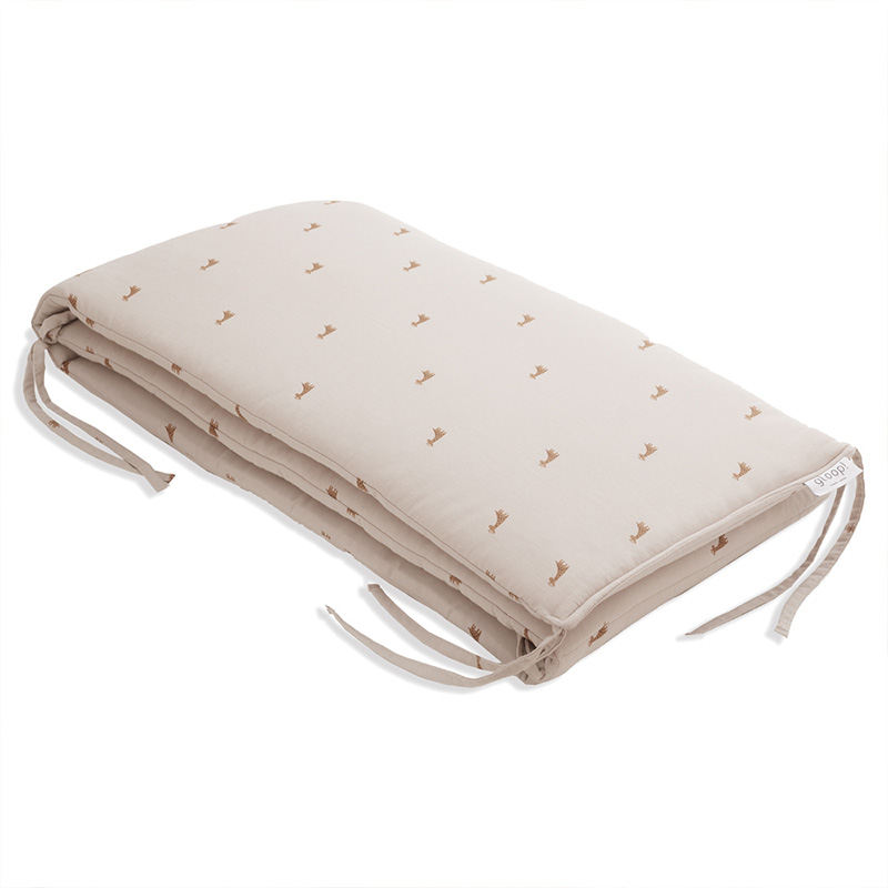 Gloop - Organic Baby Cot Bumper - Safari - 190x35cm