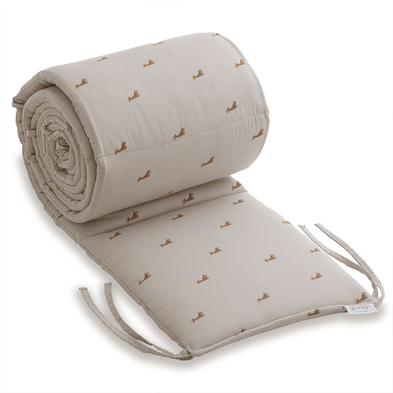 Gloop - Organic Baby Cot Bumper - Safari - 360x30cm
