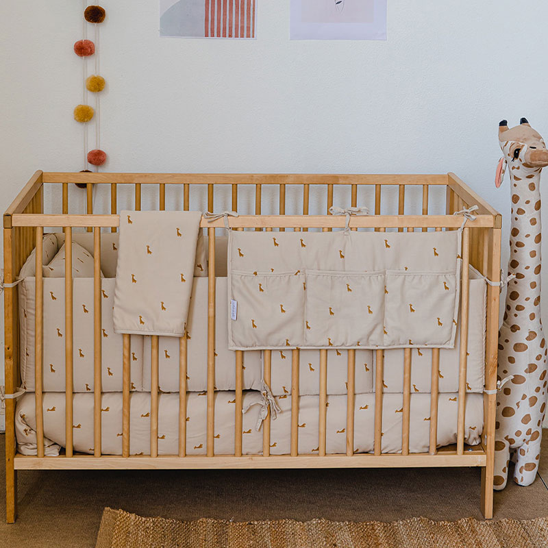 Gloop - Organic Baby Cot Bumper - Safari - 360x30cm