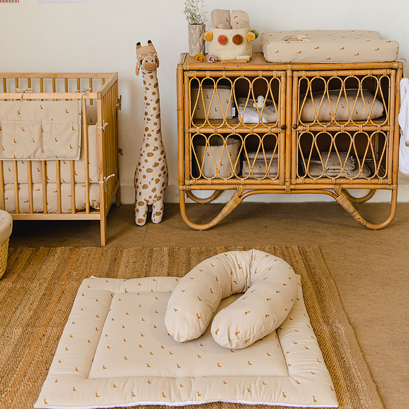 Gloop - Organic Cotton Play Mat - Safari - 100x100 cm