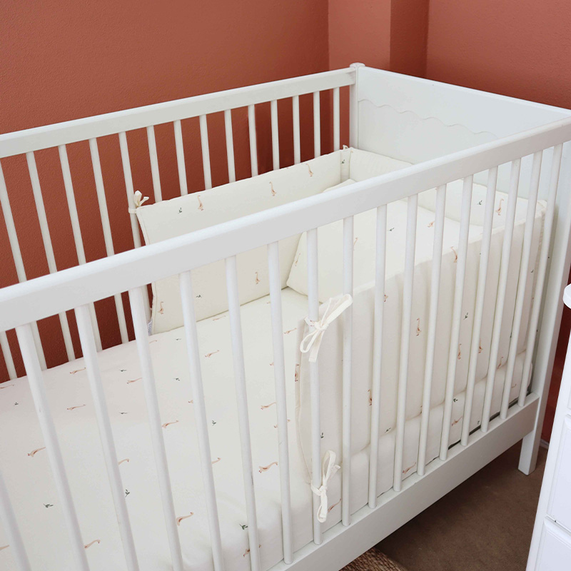 Gloop - Organic Baby Cot Bumper - Farm - 190x35cm