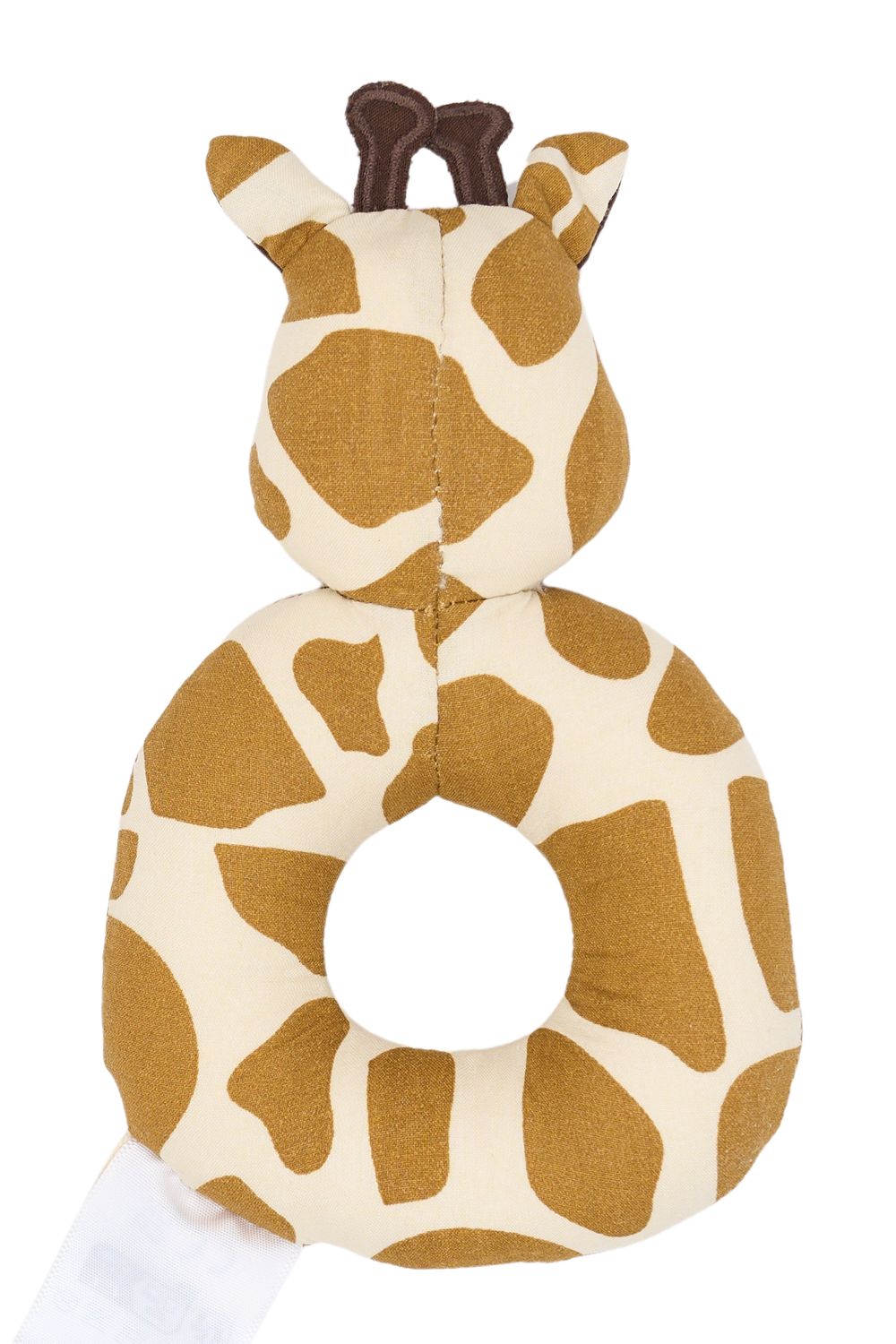 Fabelab Cotton Giraffe Rattle - Seedpearl