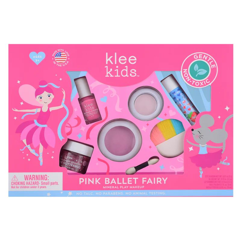 Klee - Natural Play Makeup Deluxe Set - Pink Ballet Fairy