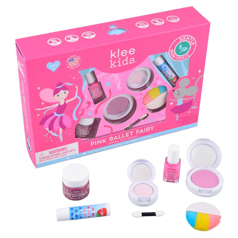 Klee - Natural Play Makeup Deluxe Set - Pink Ballet Fairy