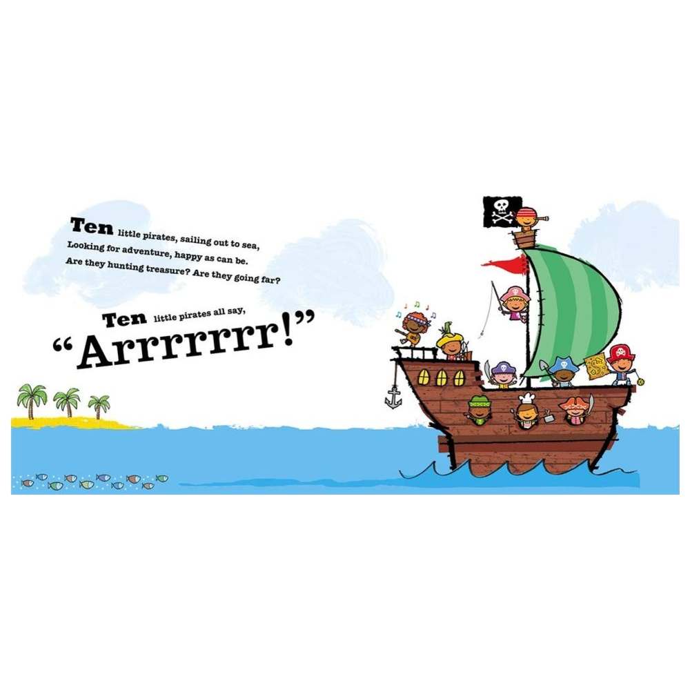 Ten Little Pirates Picture Book