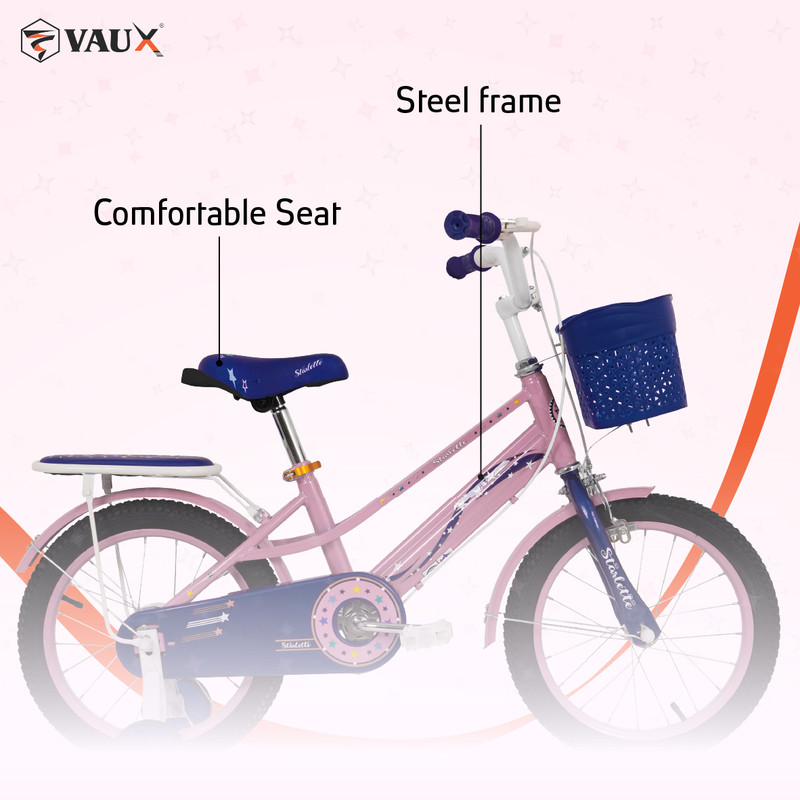 Vaux - Starlette Girl's Bike - Light Pink - 14-Inch
