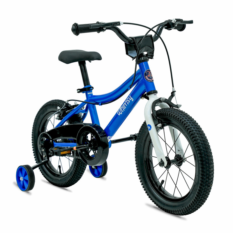 Whimsy Wheels - Classic Kids Cycle - 14 Inch - Blue
