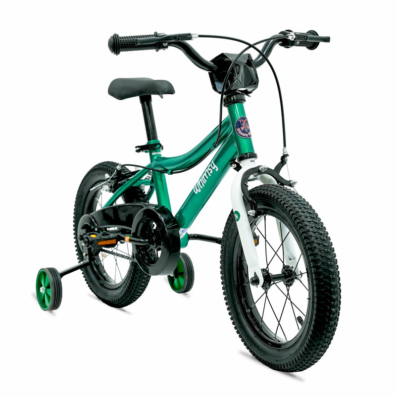 Whimsy Wheels - Classic Kids Cycle - 14 Inch - Green