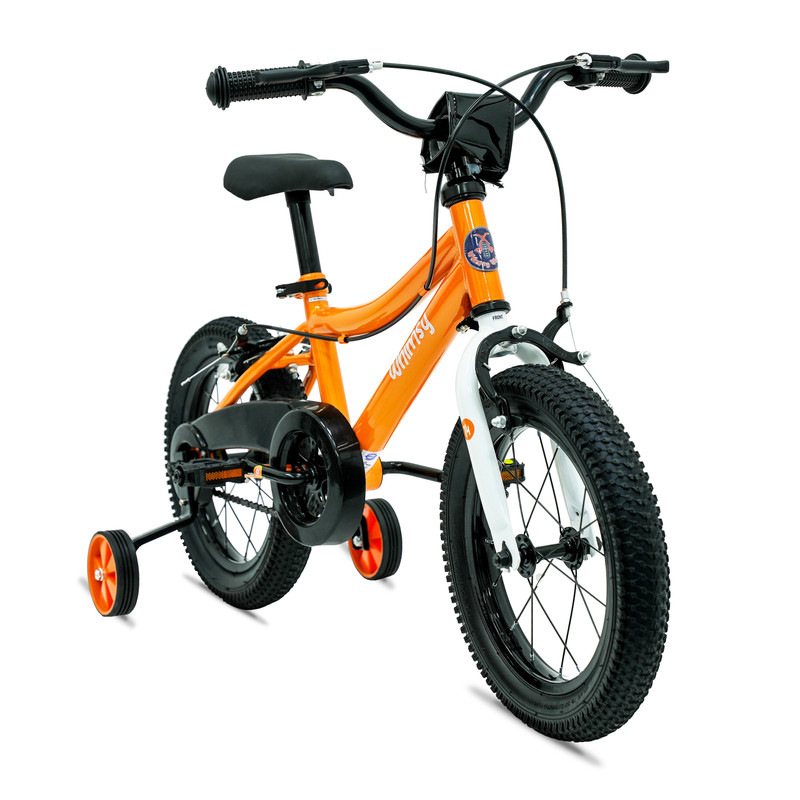 Whimsy Wheels - Classic Kids Cycle - 14 Inch - Orange