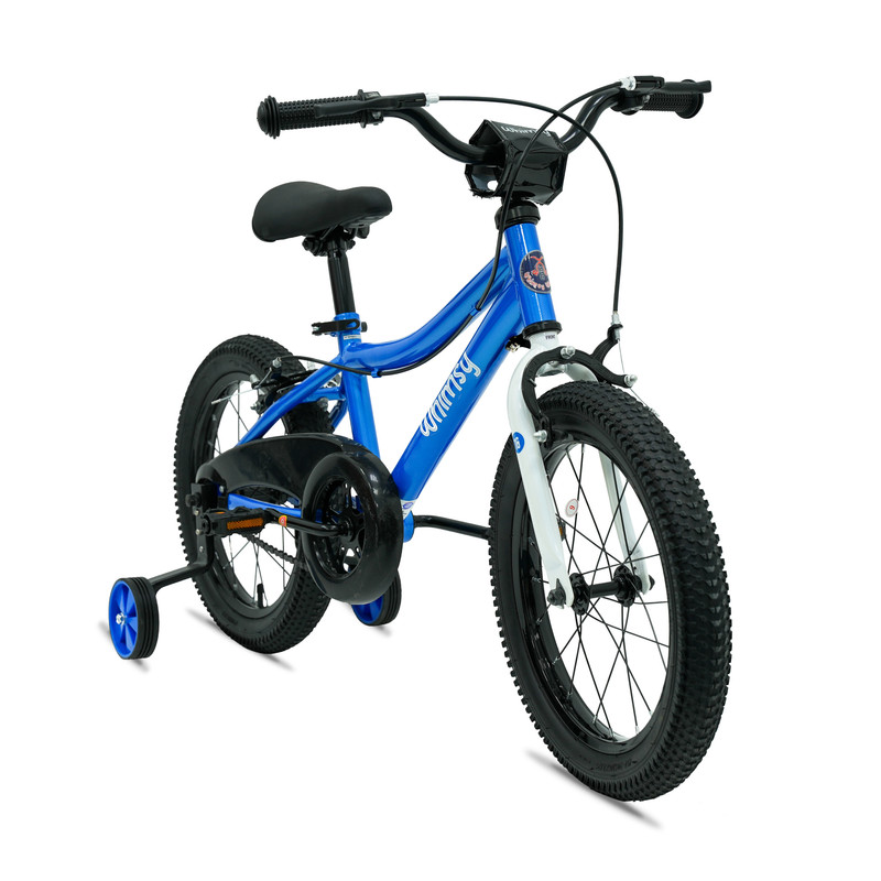 Whimsy Wheels - Classic Kids Cycle - 16 Inch - Blue