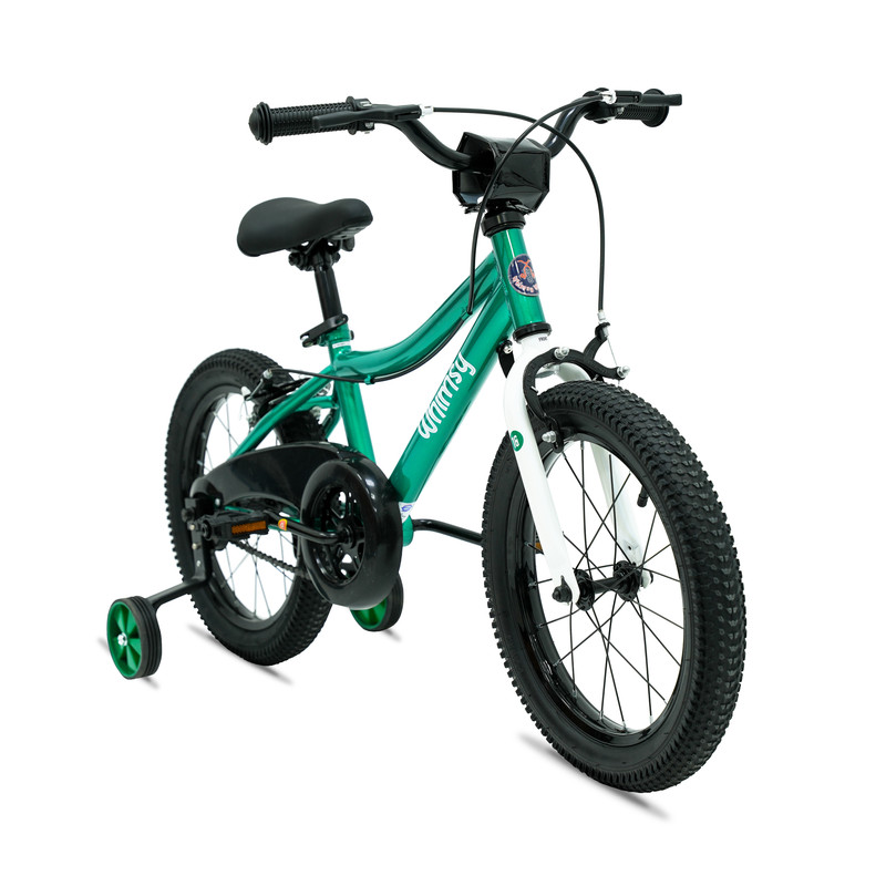 Whimsy Wheels - Classic Kids Cycle - 16 Inch - Green