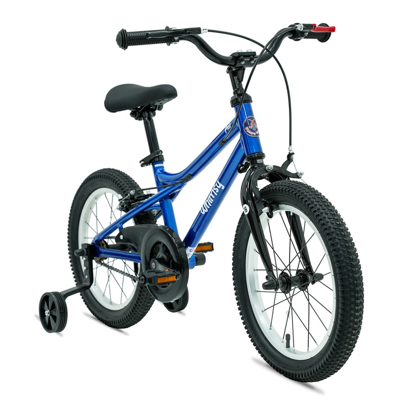 Whimsy Wheels - Pro Aluminum Kids Bicycle - 16 Inch - Blue