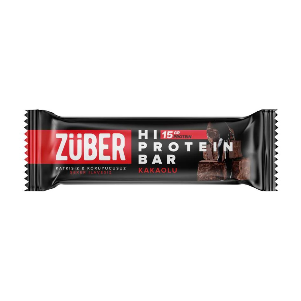Zuber - Cocoa Hi-Protein Bar - 45 gm