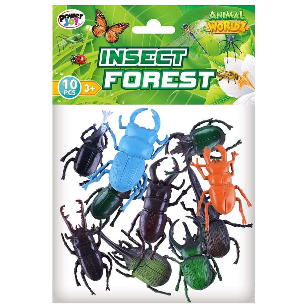 باور جوي - عالم الحيوانات - الحشرات - قد يختلف الطراز - 10 قطع - 2 انش