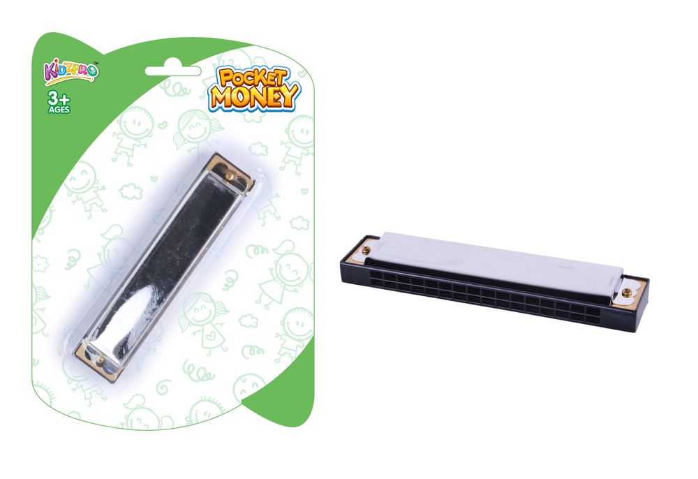 كيدزبرو - هارمونيكا من سلسلة بوكيت موني - أسود وفضي