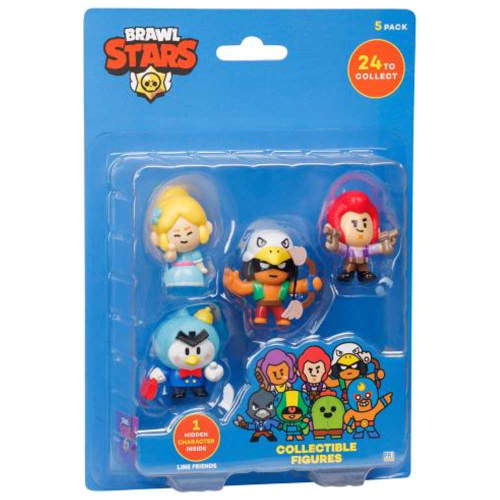 براول ستارز - مجسم شخصية - قد يختلف الطراز - 5 قطع