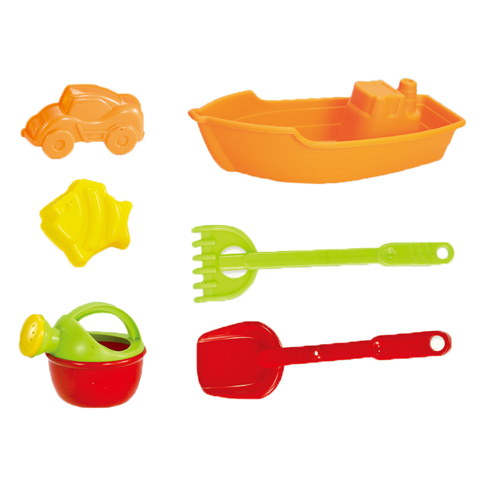 موندو - مجموعة ألعاب شاطئية قوارب صيفية - قد يختلف التصميم - 6 قطع