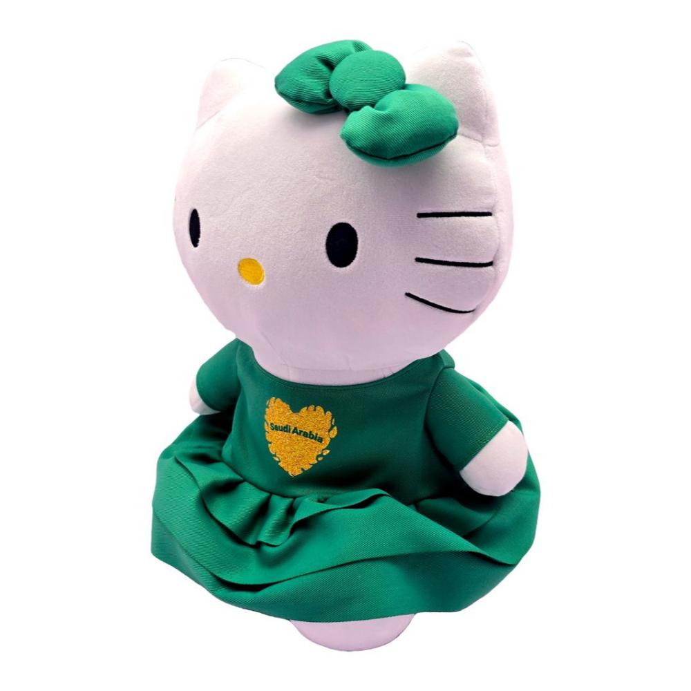 هالو كيتي - لعبة محشوة بمناسبة اليوم الوطني السعودي - إصدار محدود - 30 سم