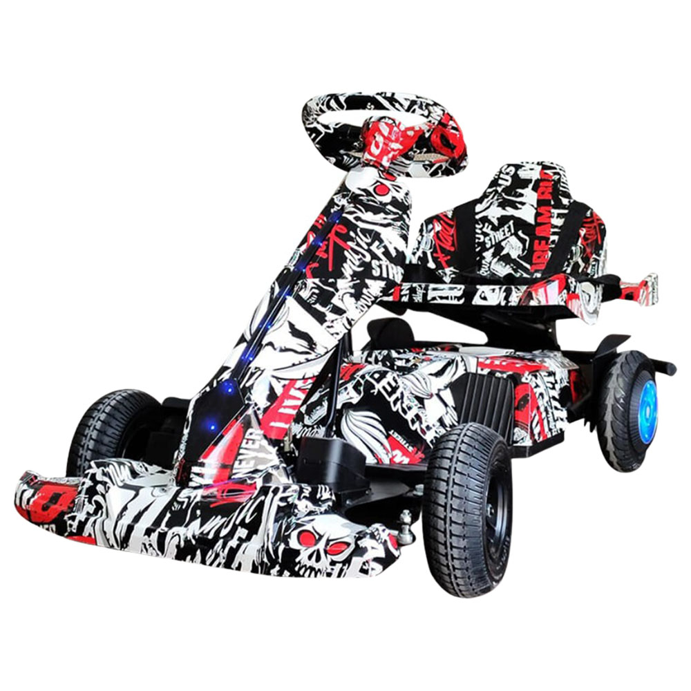 Megawheels - Funky Go Kart Glider Ride-On Car - 36V - White