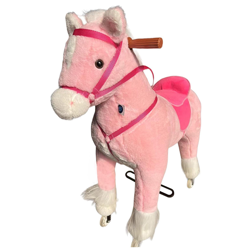 Megastar - Action-Packed Mechanical Horse Riding Toy - Pink