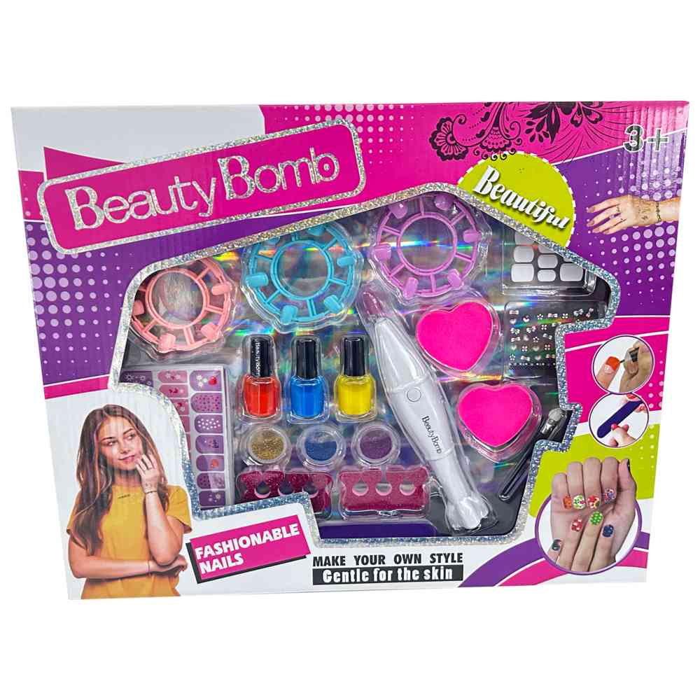 مجموعة أدوات تجميل الأظافر من ليمي إنترناشيونال - بيوتي بومب فاشون