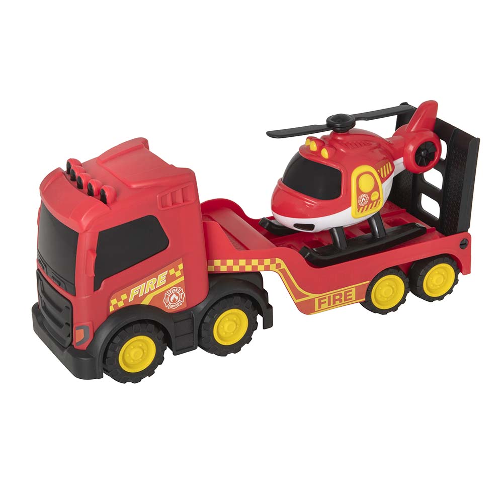 تيمستيرز - ناقلة إطفاء كبيرة مع طائرة هليكوبتر