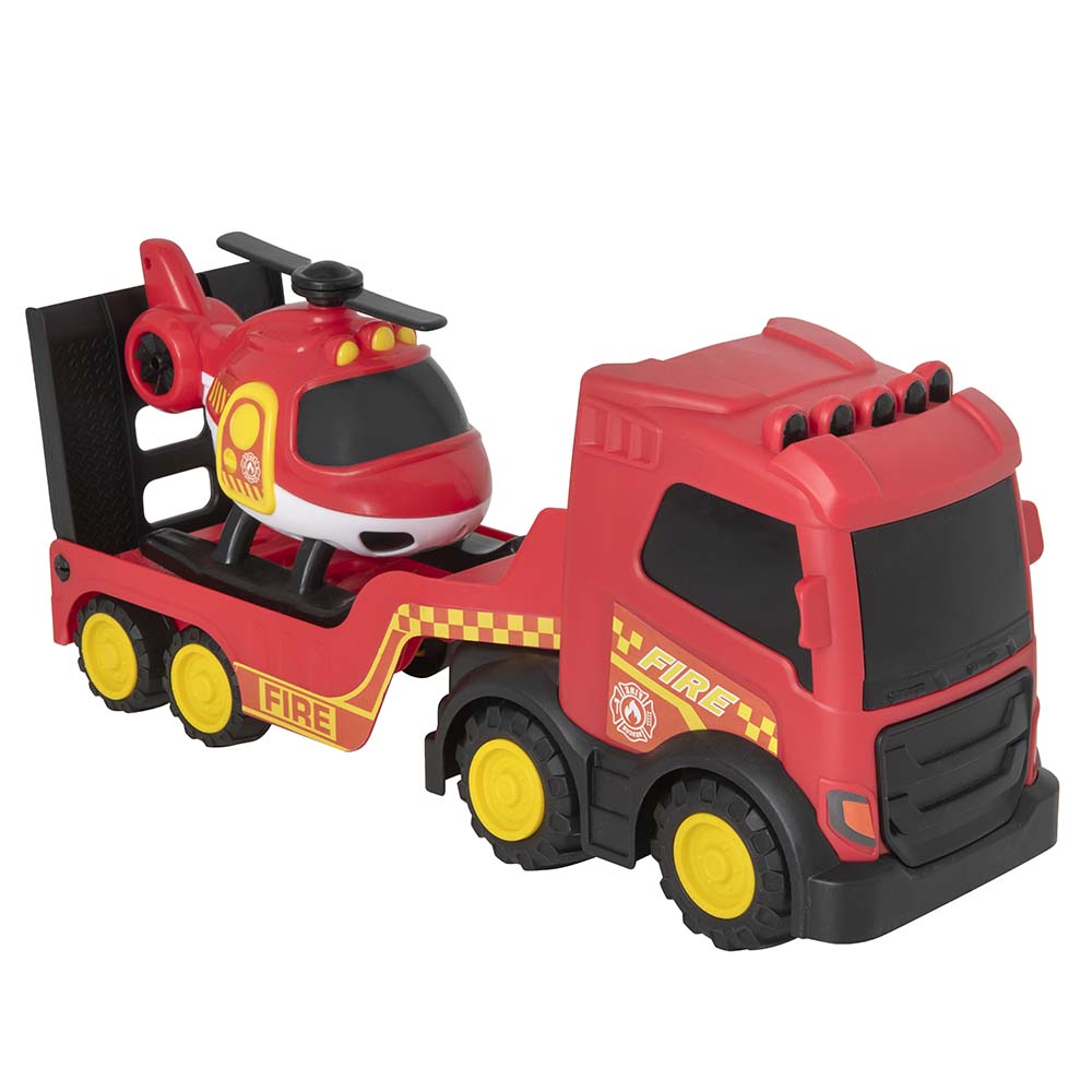 تيمستيرز - ناقلة إطفاء كبيرة مع طائرة هليكوبتر