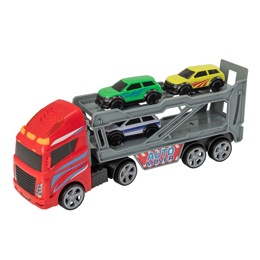 تيمستيرز - ناقلة بأضواء وأصوات مع 3 سيارات