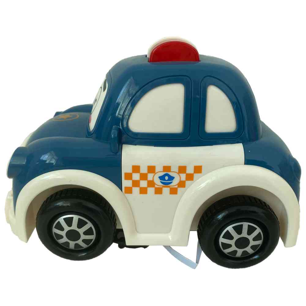 ليمي إنترناشيونال - سيارة شرطة هزازة مع موسيقى وأضواء - أزرق