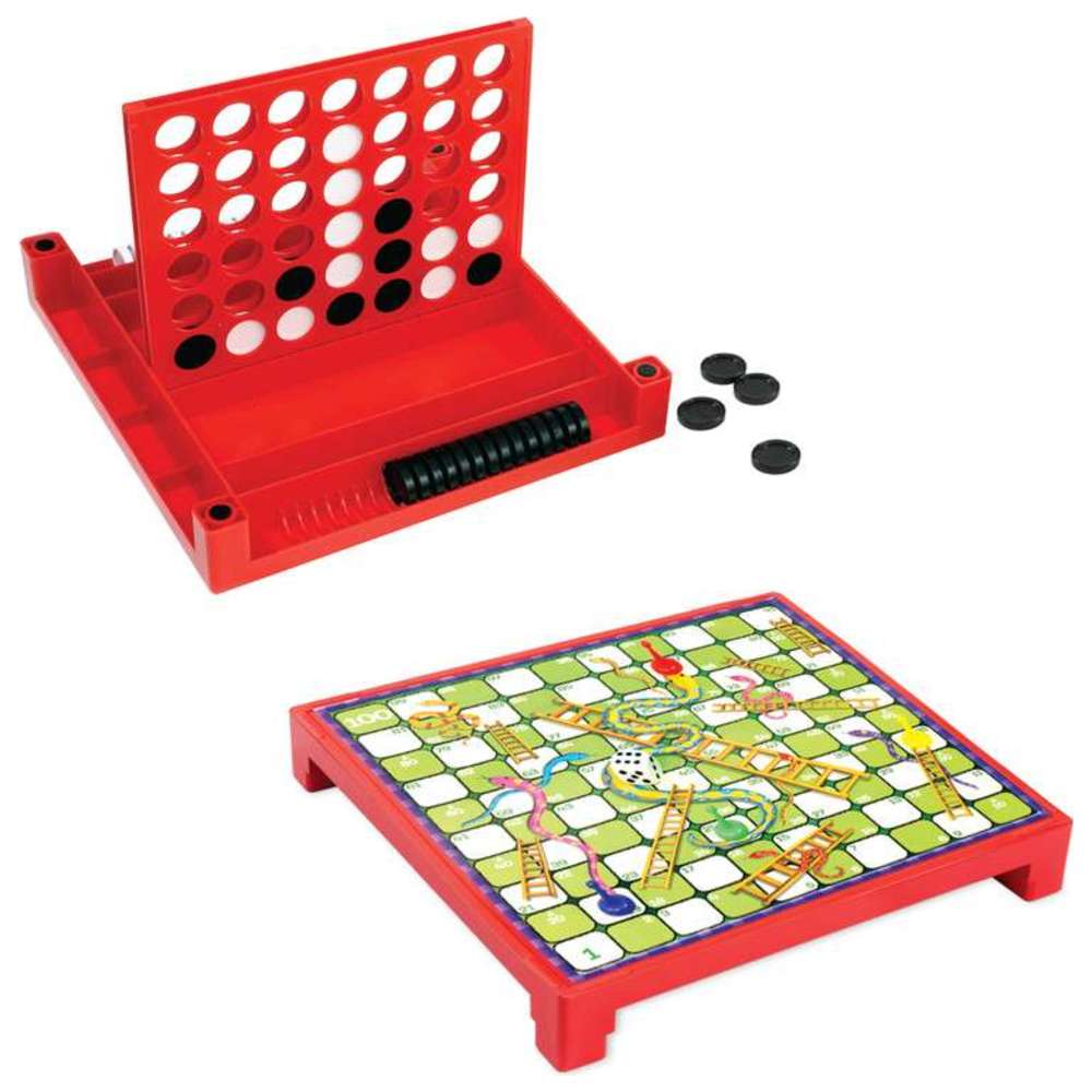 ألعاب أمباسادور - أربعة في صف وسلالم وثعابين