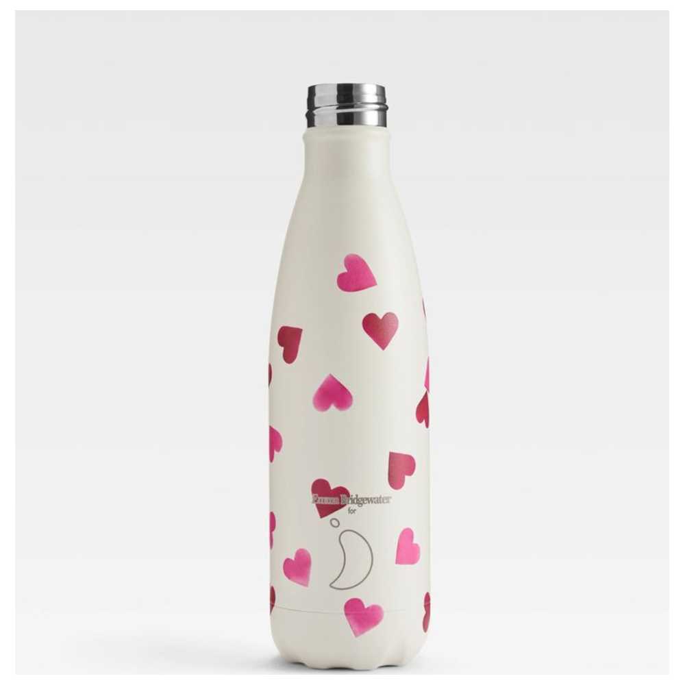 Chillys - Emma Bridgewater Stainless Steel Water Bottle - Hearts - 500 ml