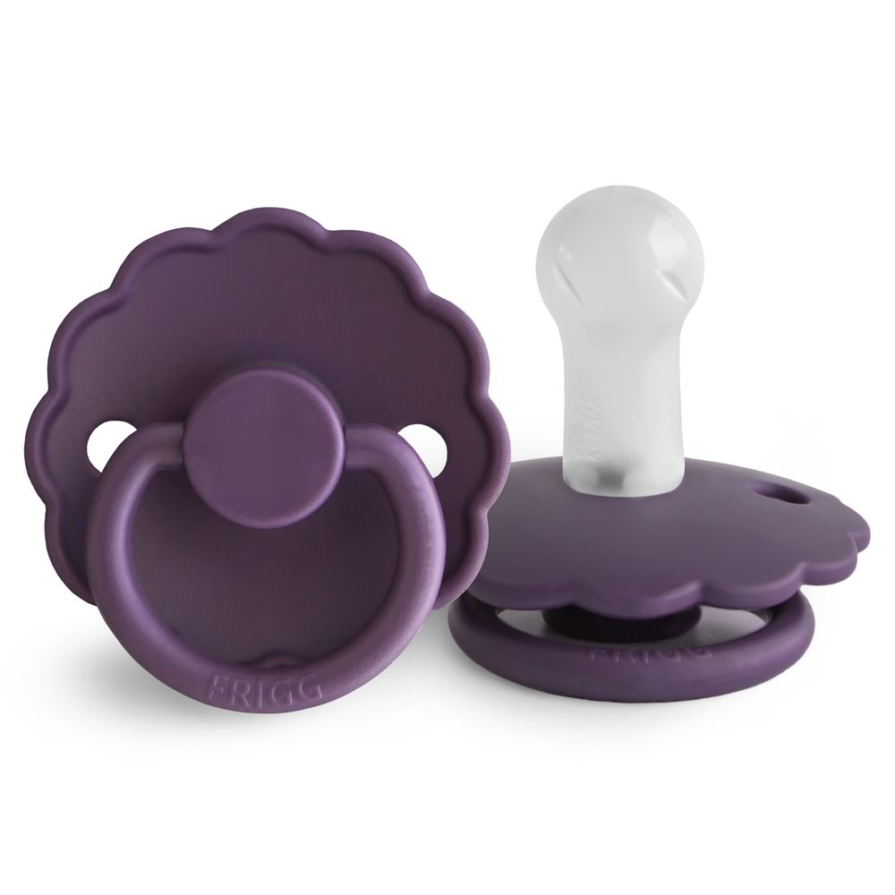 Frigg - Daisy Silicone Baby Pacifier 6-18M - S2 - Violet Dream