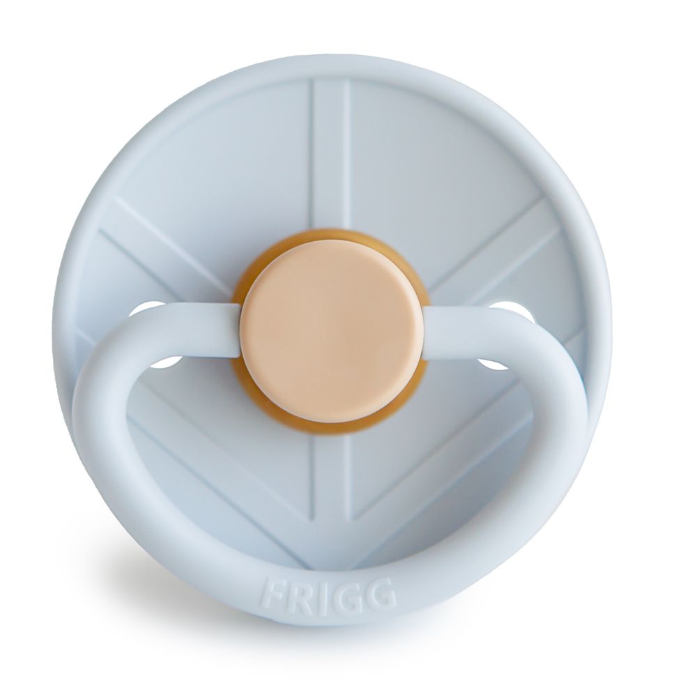 Frigg - Little Viking Latex Baby Pacifier 6-18M - 1pc - Size2 - Knud Powder Blue