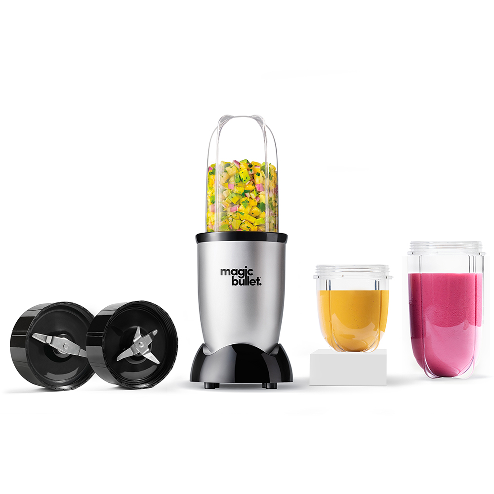 NutriBullet - 400 Watts Magic Bullet Blender - Silver - 5 Pcs