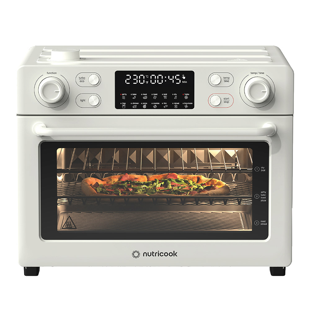 Nutricook - Stainless Steel Air Fryer Plus Toaster Oven - 30 L - 1700 W