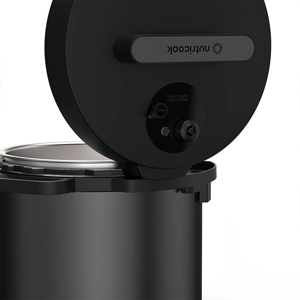 Nutricook - 9-In-1 Electric Pressure Cooker - Black - 6 L