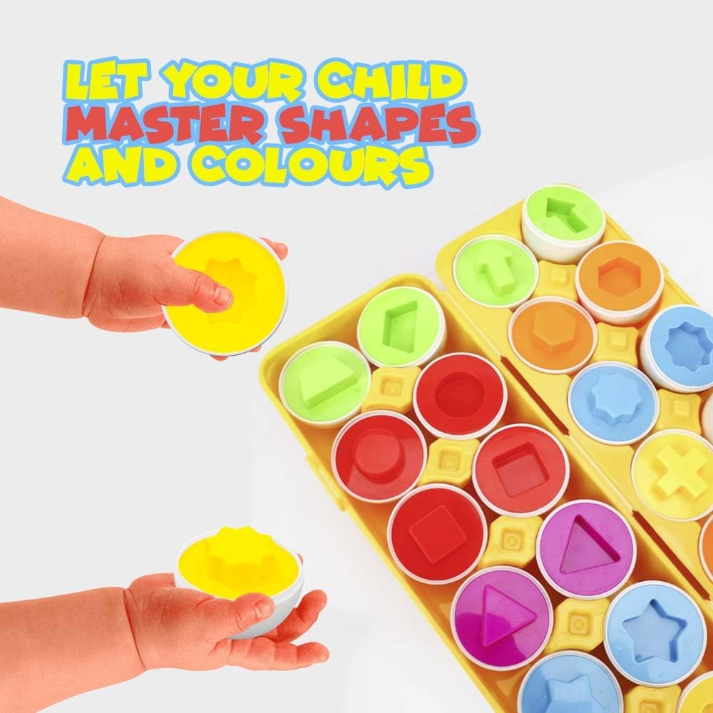 Ukr - Interactive Learning Shapes Matching Egg Toy