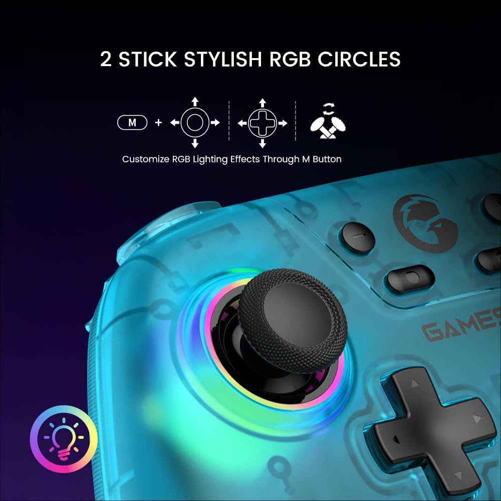 GameSir - Nova Wireless Switch Pro Controller For Switch/Lite/OLED - Green